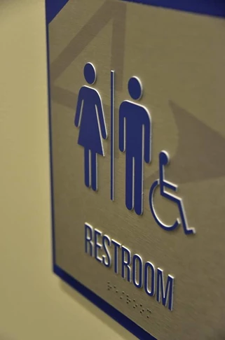 Restroom Sign ADA Sign